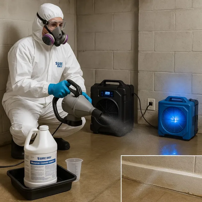 Sanitization and Odor Removal process in Wheaton, MD